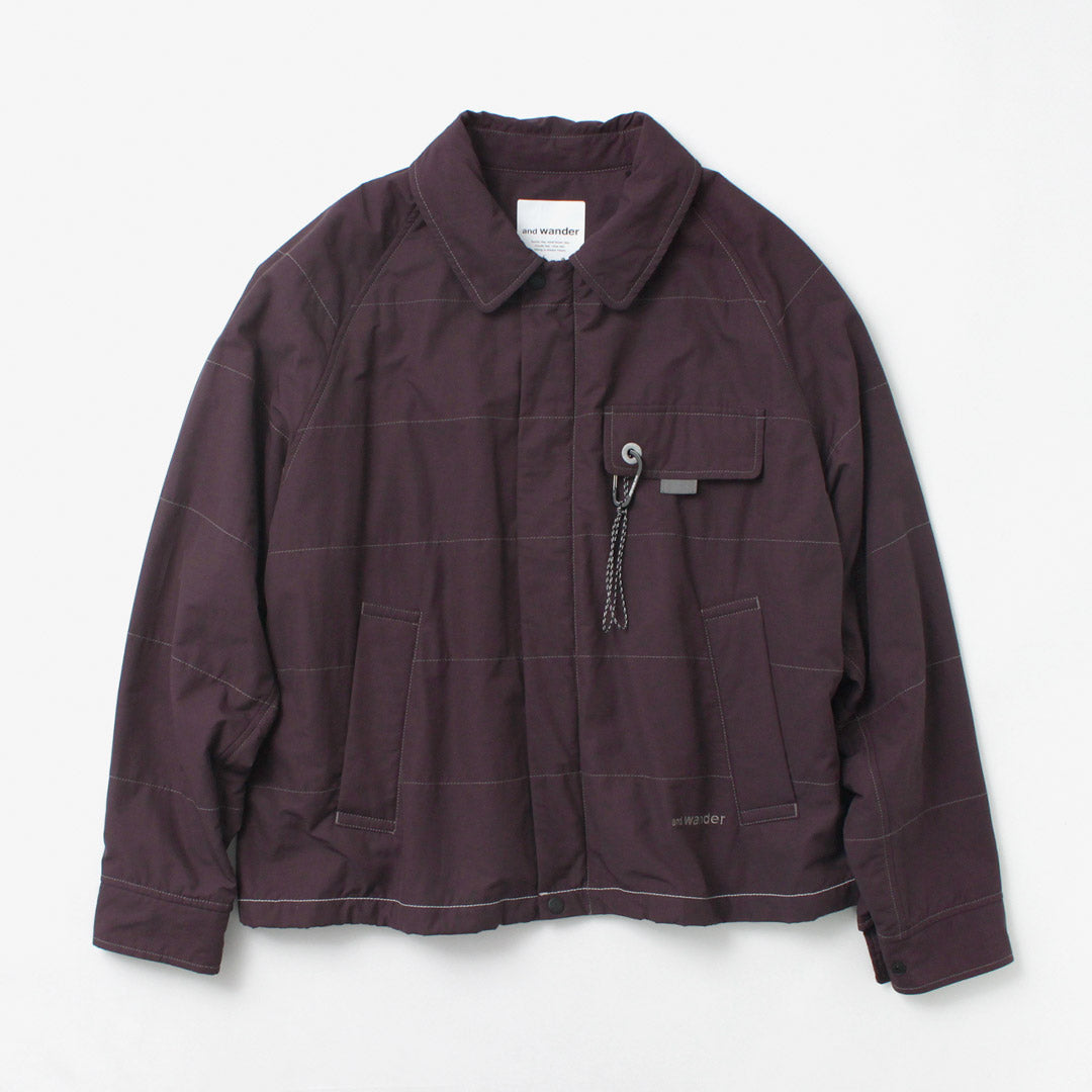 AND WANDER / Cotton Nylon Octa Swing Top Jacket