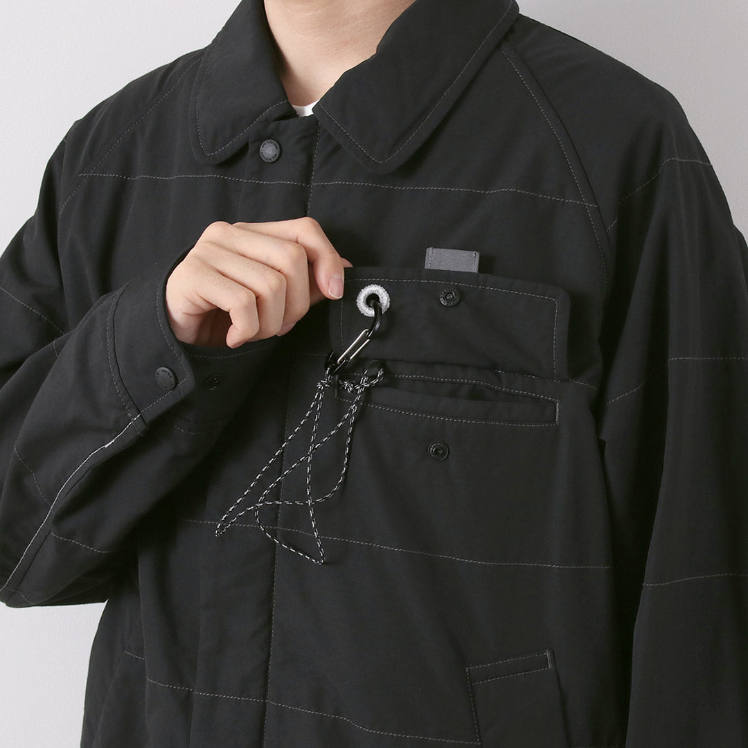 AND WANDER / Cotton Nylon Octa Swing Top Jacket