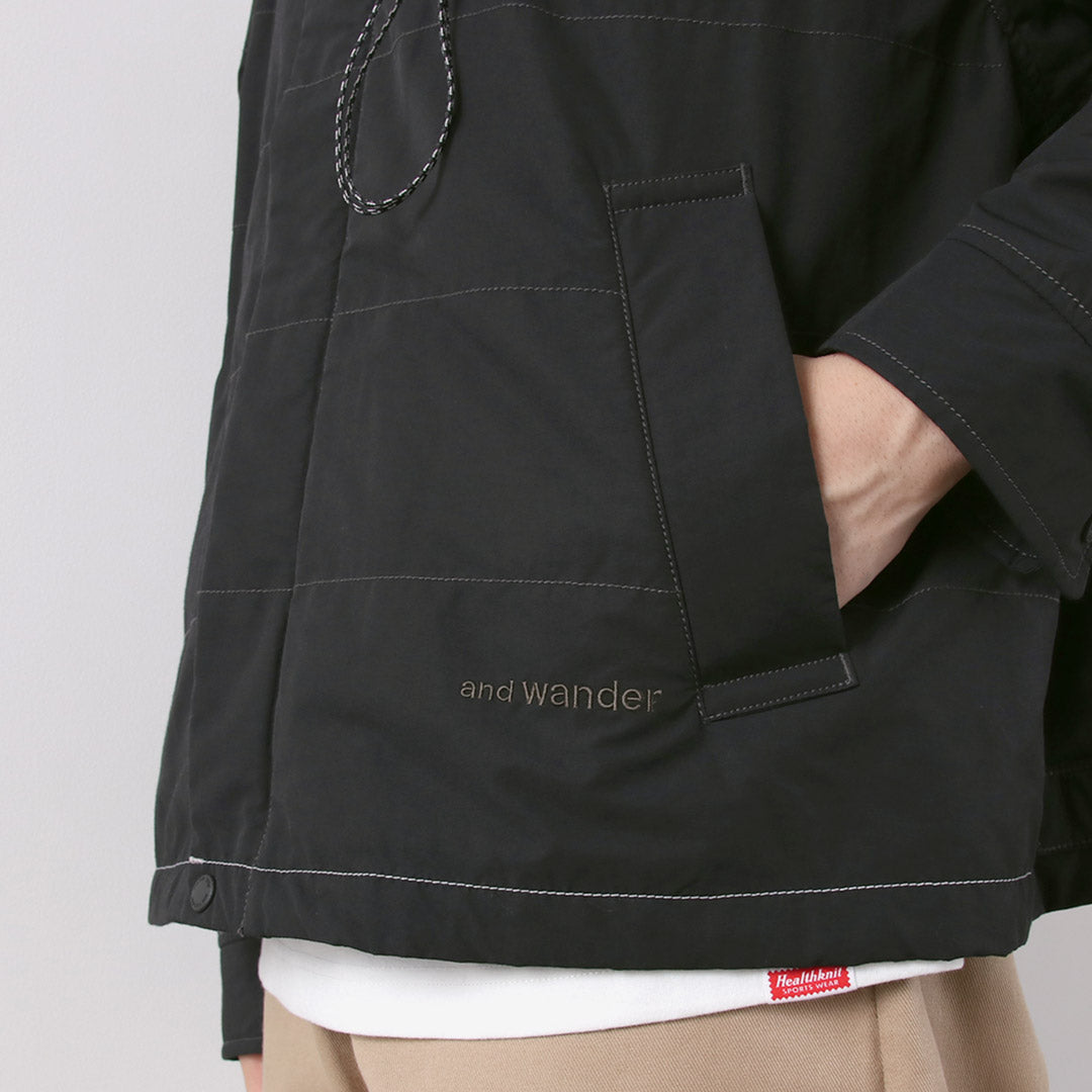 AND WANDER / Cotton Nylon Octa Swing Top Jacket