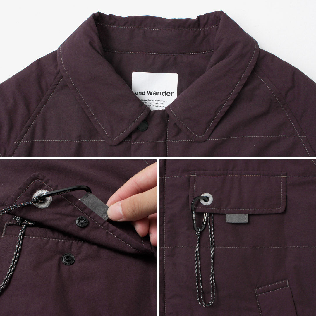 AND WANDER / Cotton Nylon Octa Swing Top Jacket