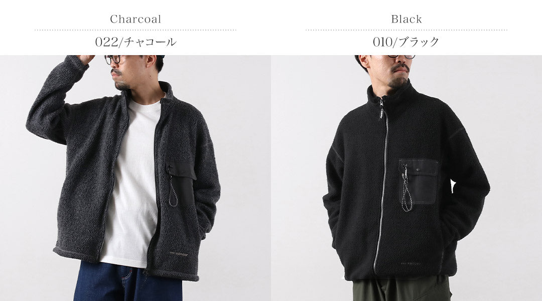 AND WANDER / Re-Wool 提花特技拉鍊