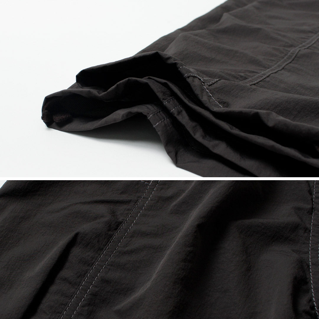 AND WANDER / Crinkle Nylon Pants