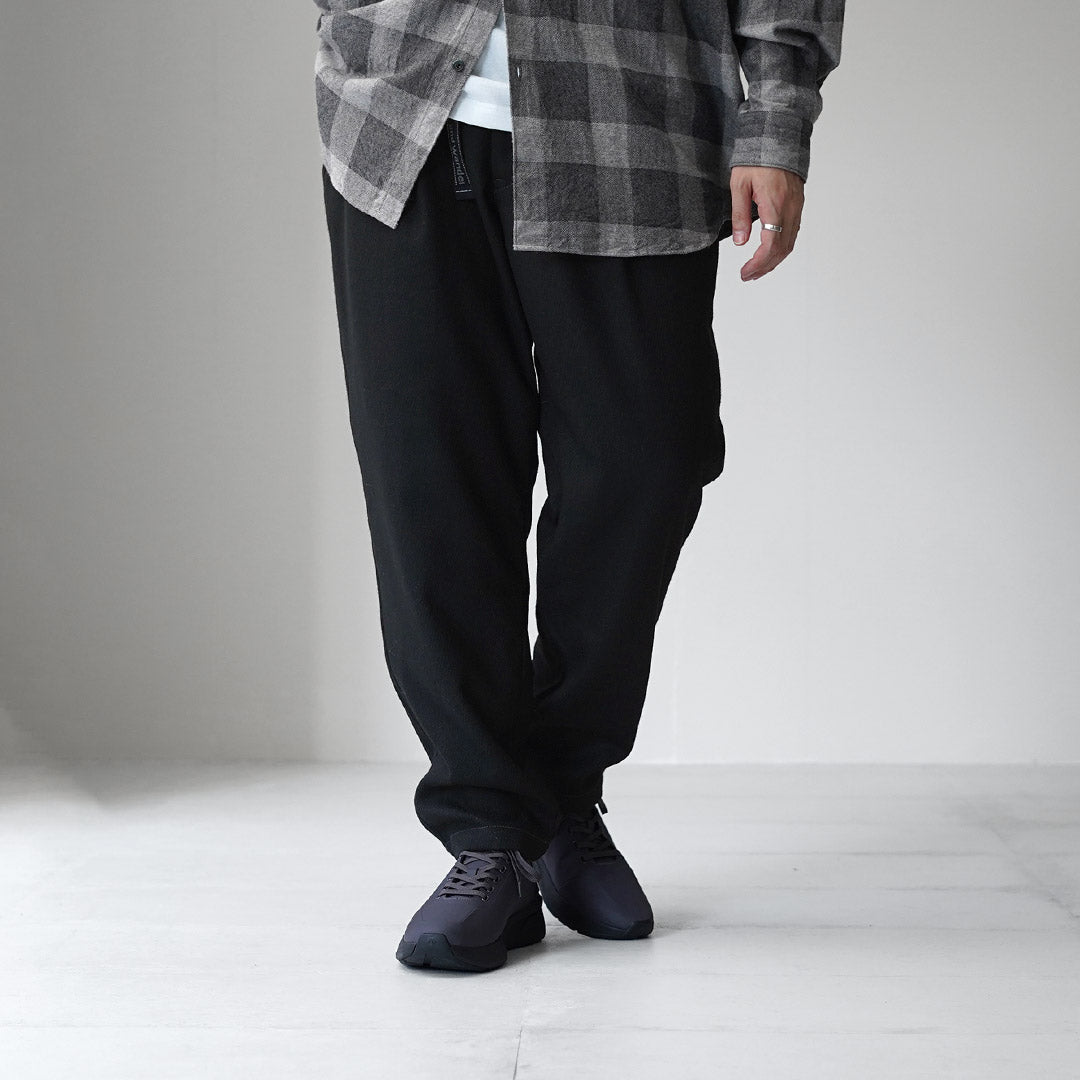AND WANDER / REWOOL Tweed Tapered Pants