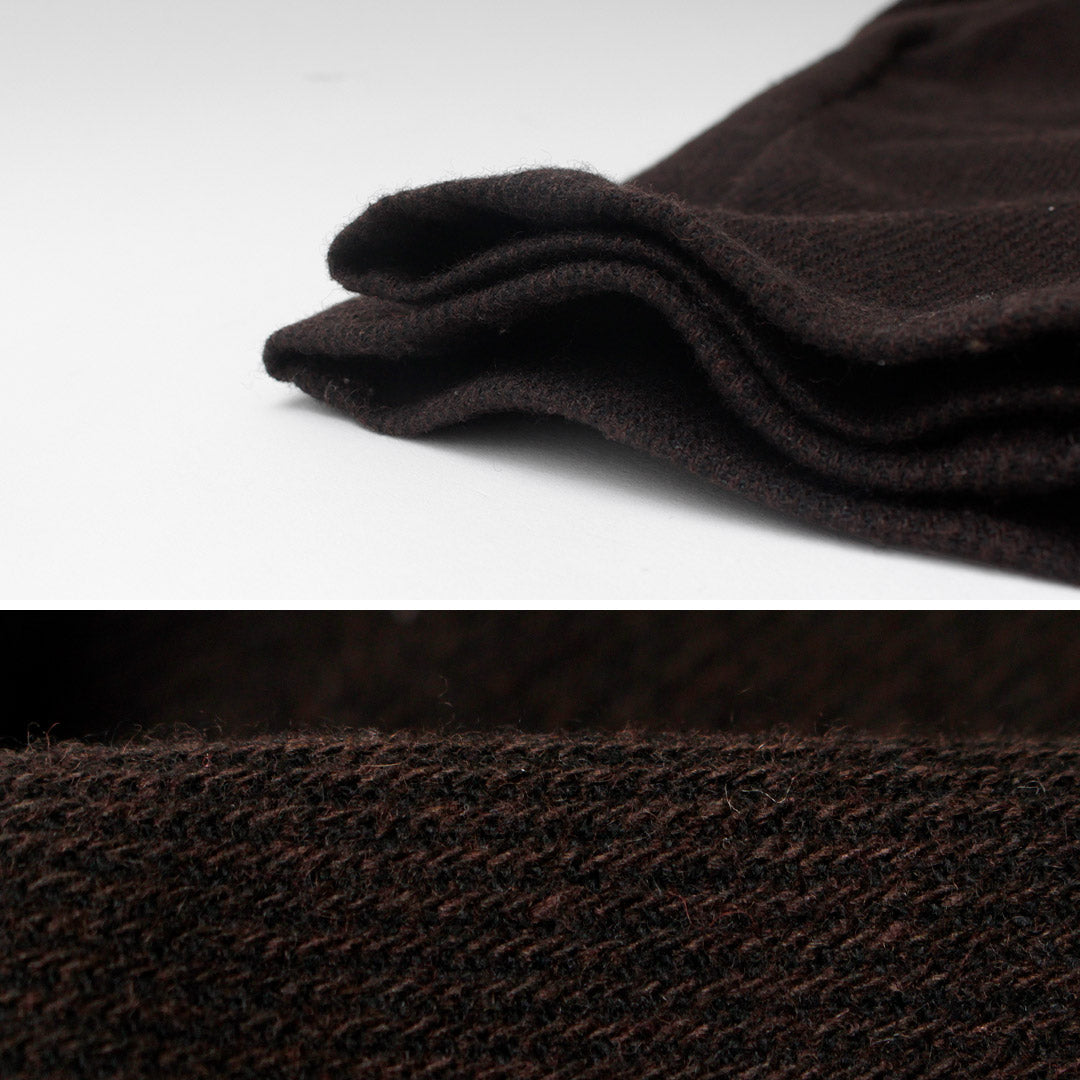 AND WANDER / REWOOL Tweed Tapered Pants
