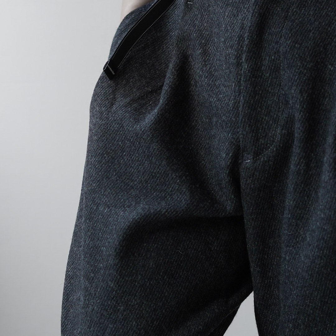 AND WANDER / REWOOL Tweed Tapered Pants