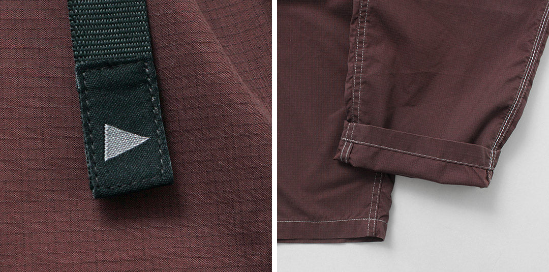 AND WANDER / GRAMICCI Collaboration Cotton Nylon Climbing Pants