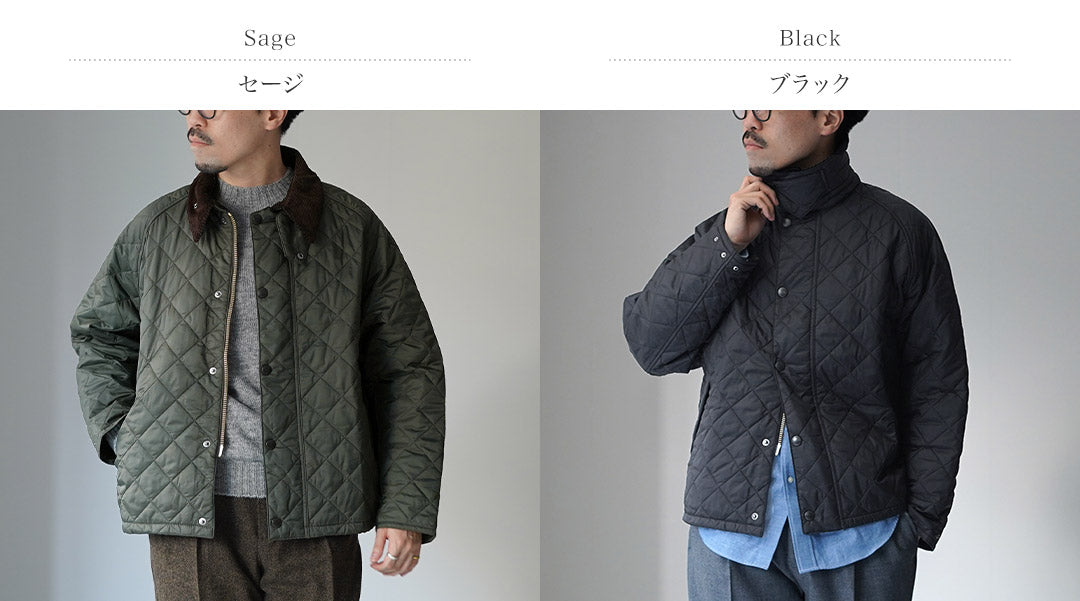 ★BARBOUR / 超大运输绗缝夹克