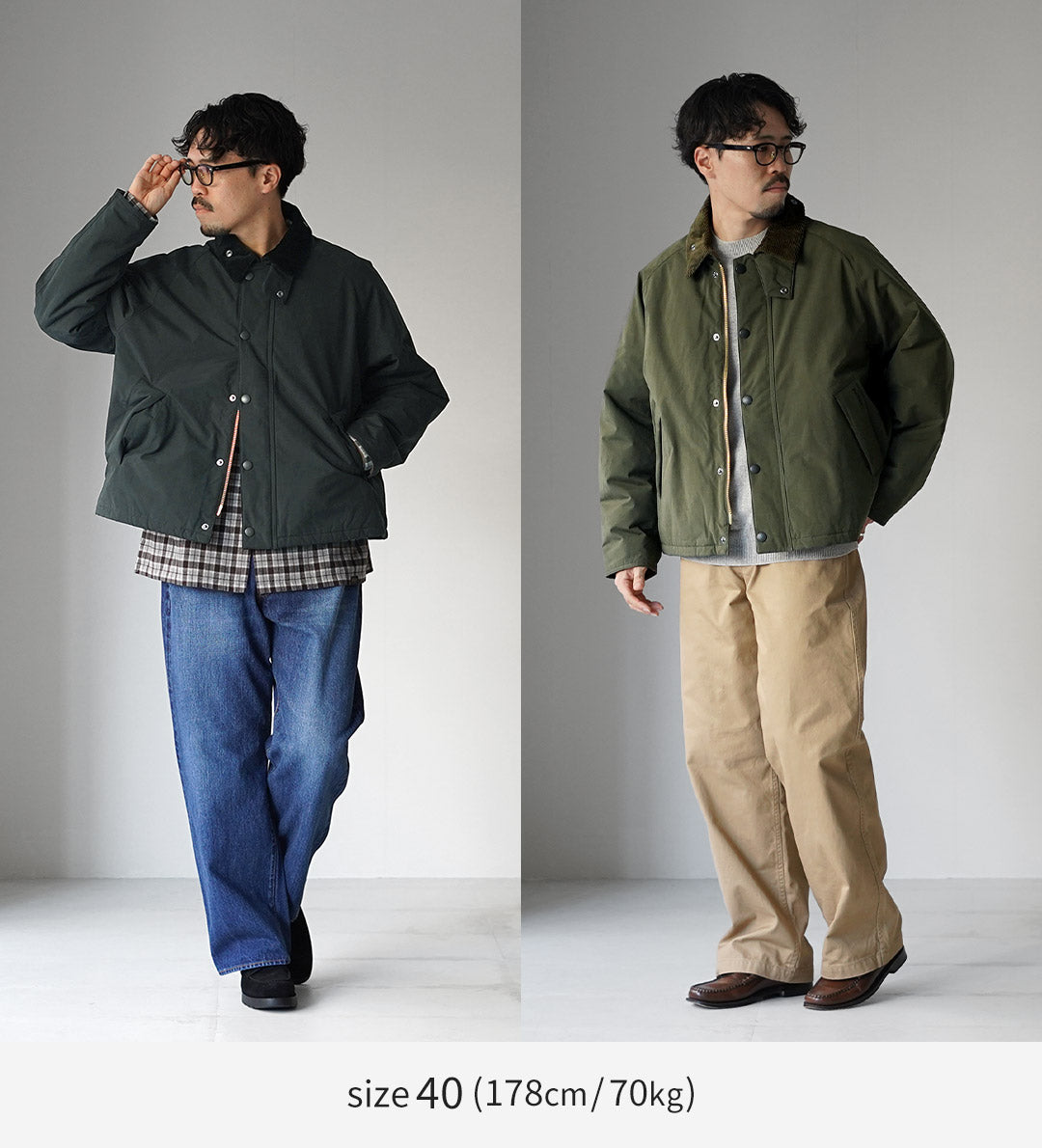 ★BARBOUR / 带衬垫的运输夹克