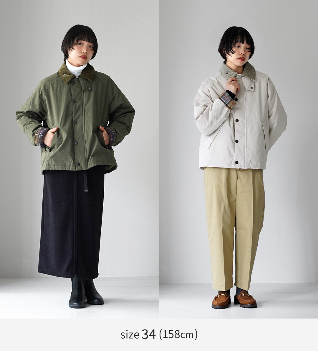 ★BARBOUR / 带衬垫的运输夹克