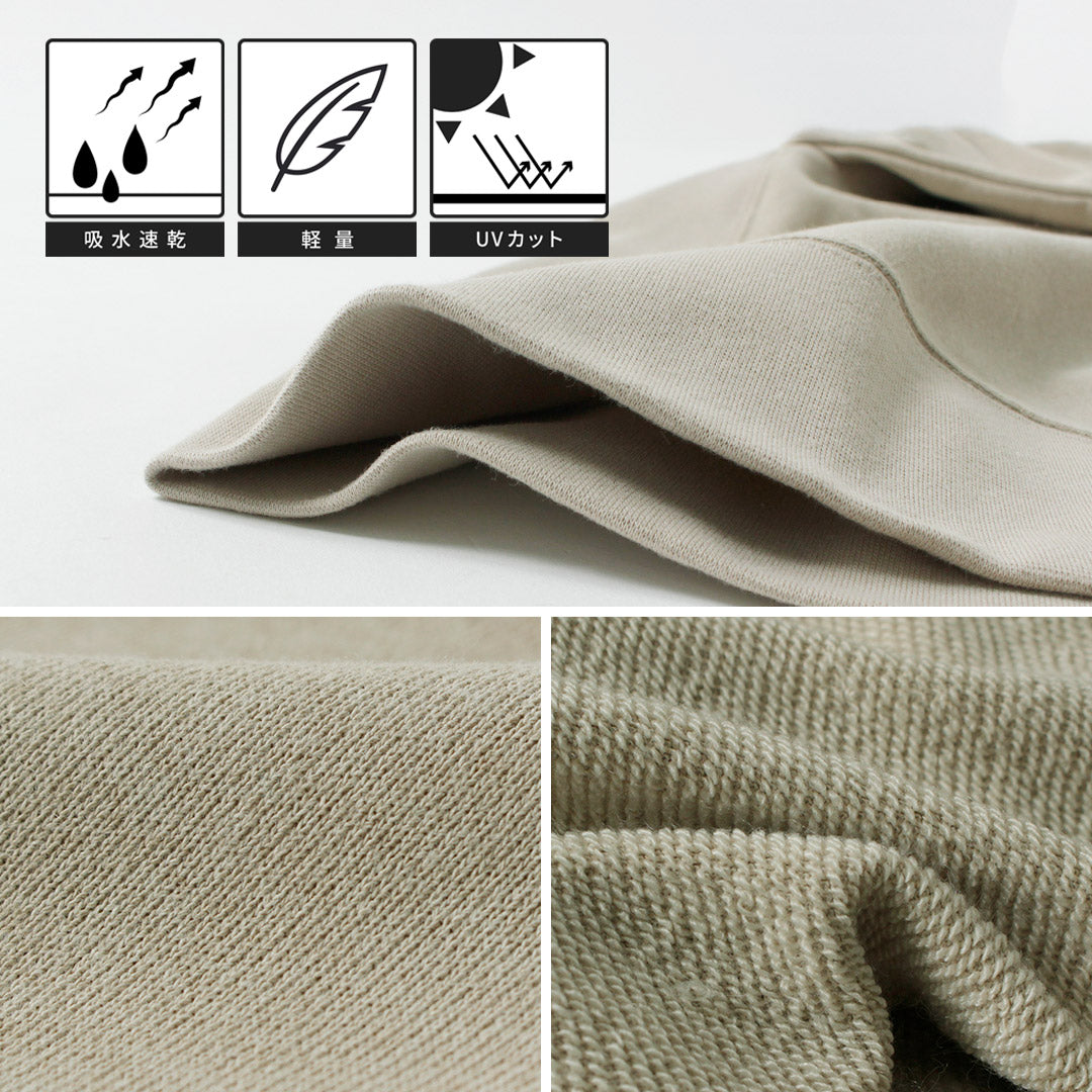 NANGA / Dry Mix Terry Half Zip Sweatshirt
