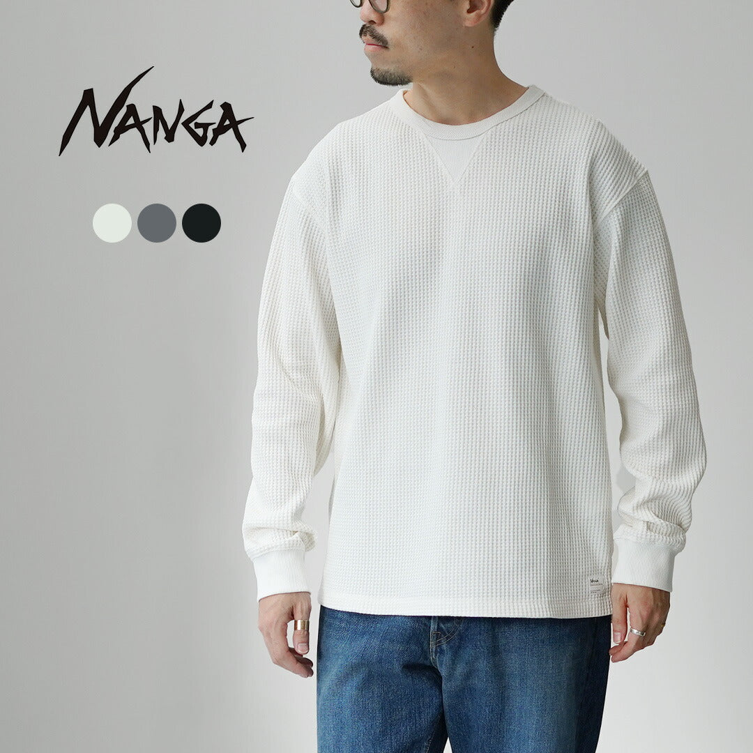 NANGA / Eco Hybrid Waffle Long Sleeve T-Shirt