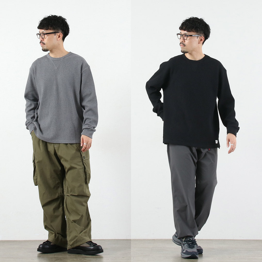 NANGA / Eco Hybrid Waffle Long Sleeve T-Shirt