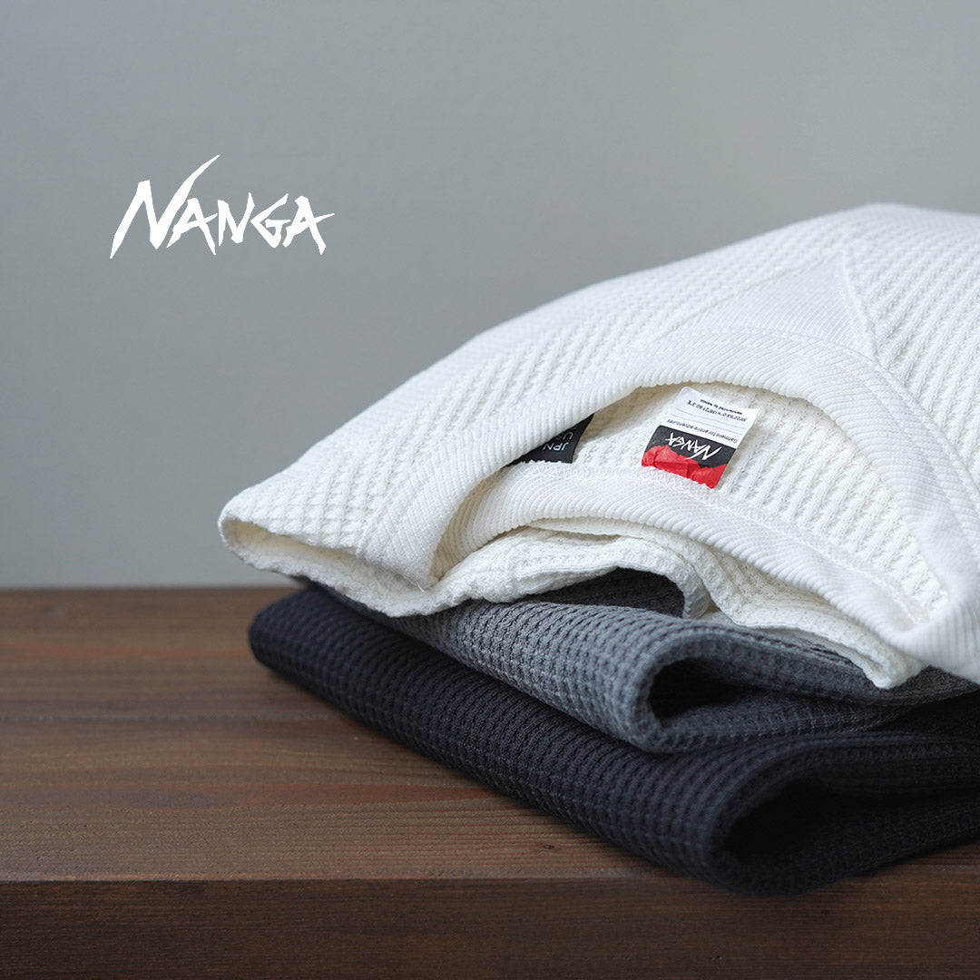 NANGA / Eco Hybrid Waffle Long Sleeve T-Shirt