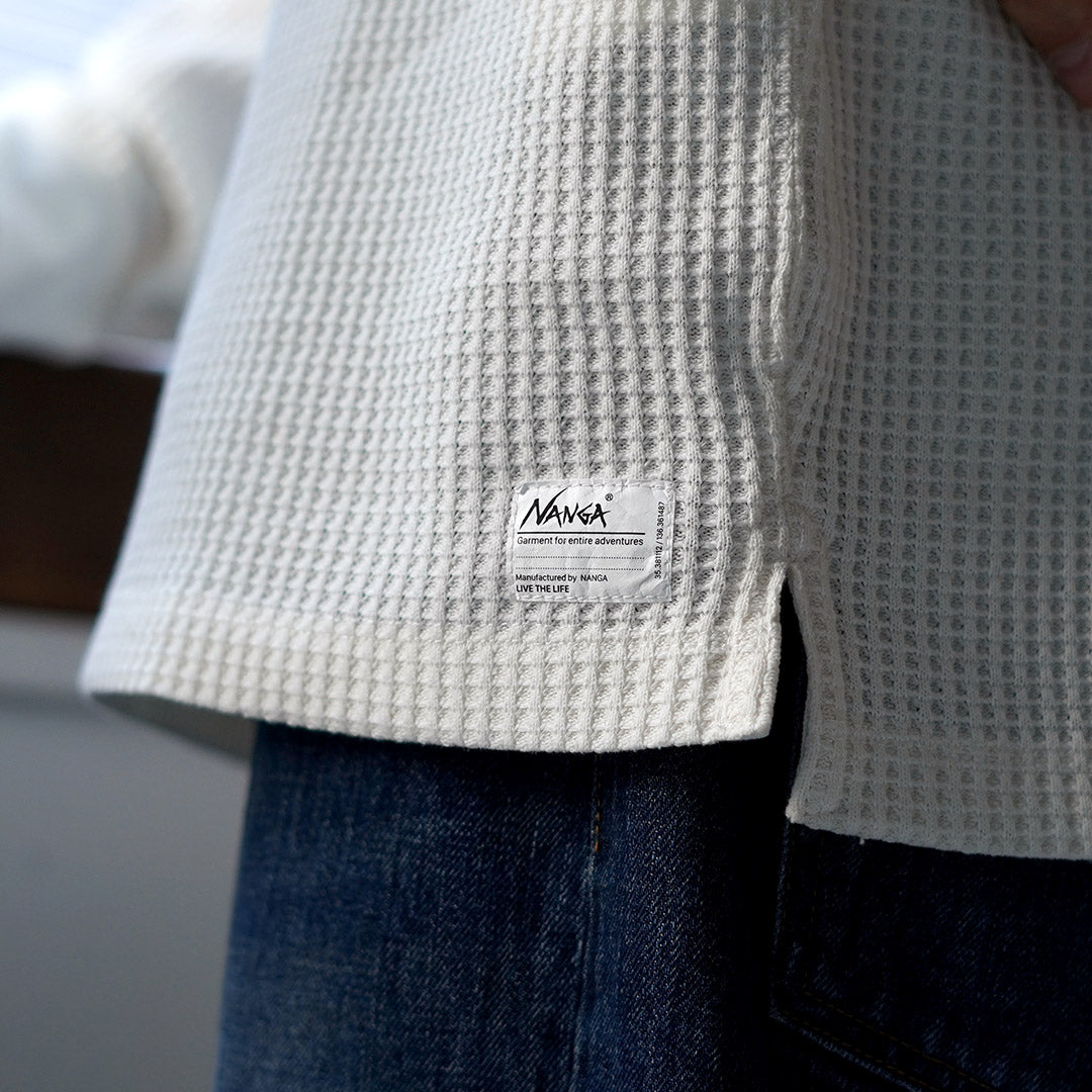 NANGA / Eco Hybrid Waffle Long Sleeve T-Shirt