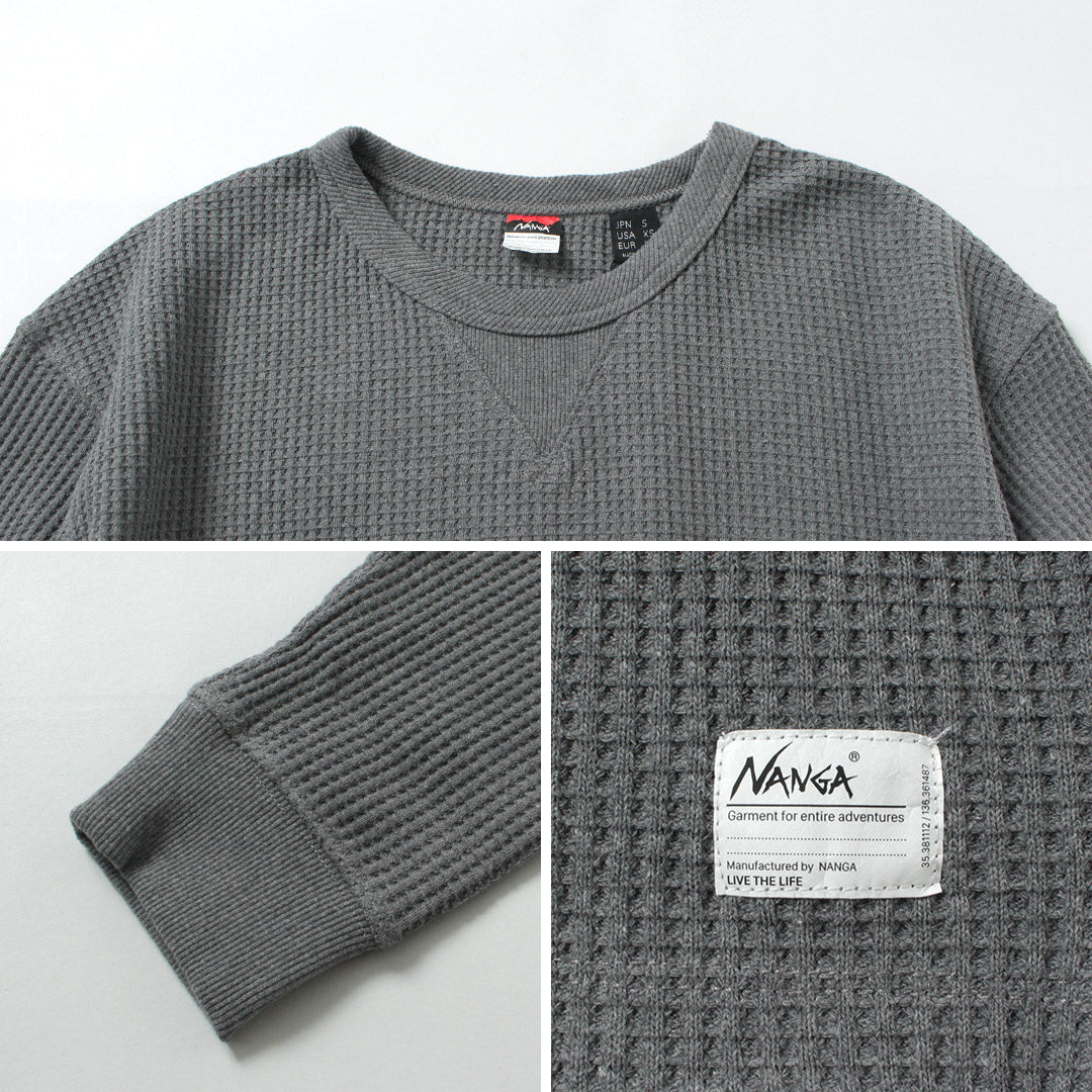 NANGA / Eco Hybrid Waffle Long Sleeve T-Shirt