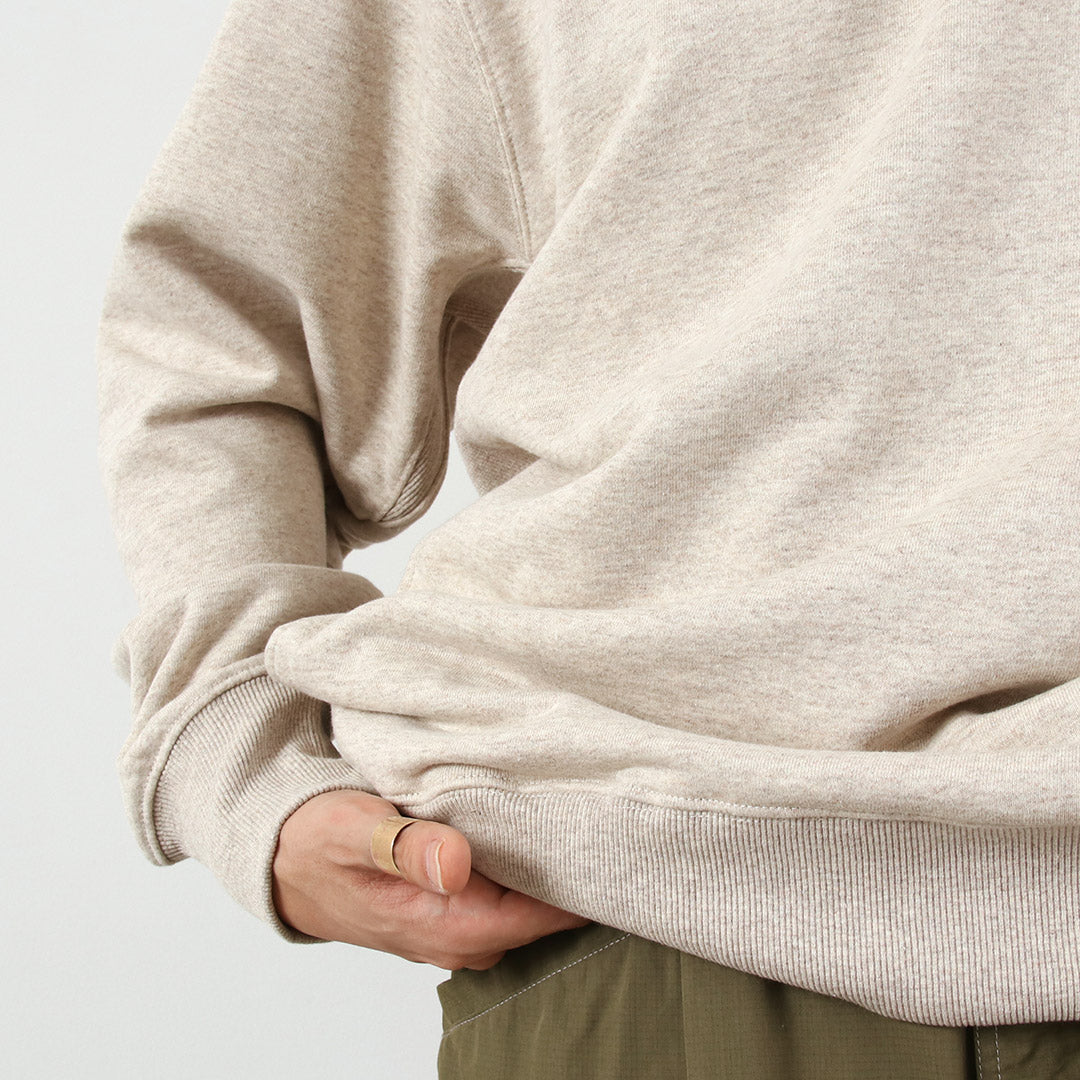 NANGA / Eco Hybrid Mini Box Logo Embroidery Sweatshirt