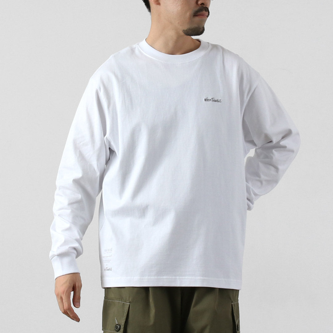 WILDTHINGS / Nowartt Howling Wolf Long Sleeve T-Shirt