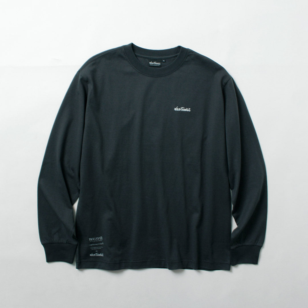 WILDTHINGS / Nowartt Howling Wolf Long Sleeve T-Shirt
