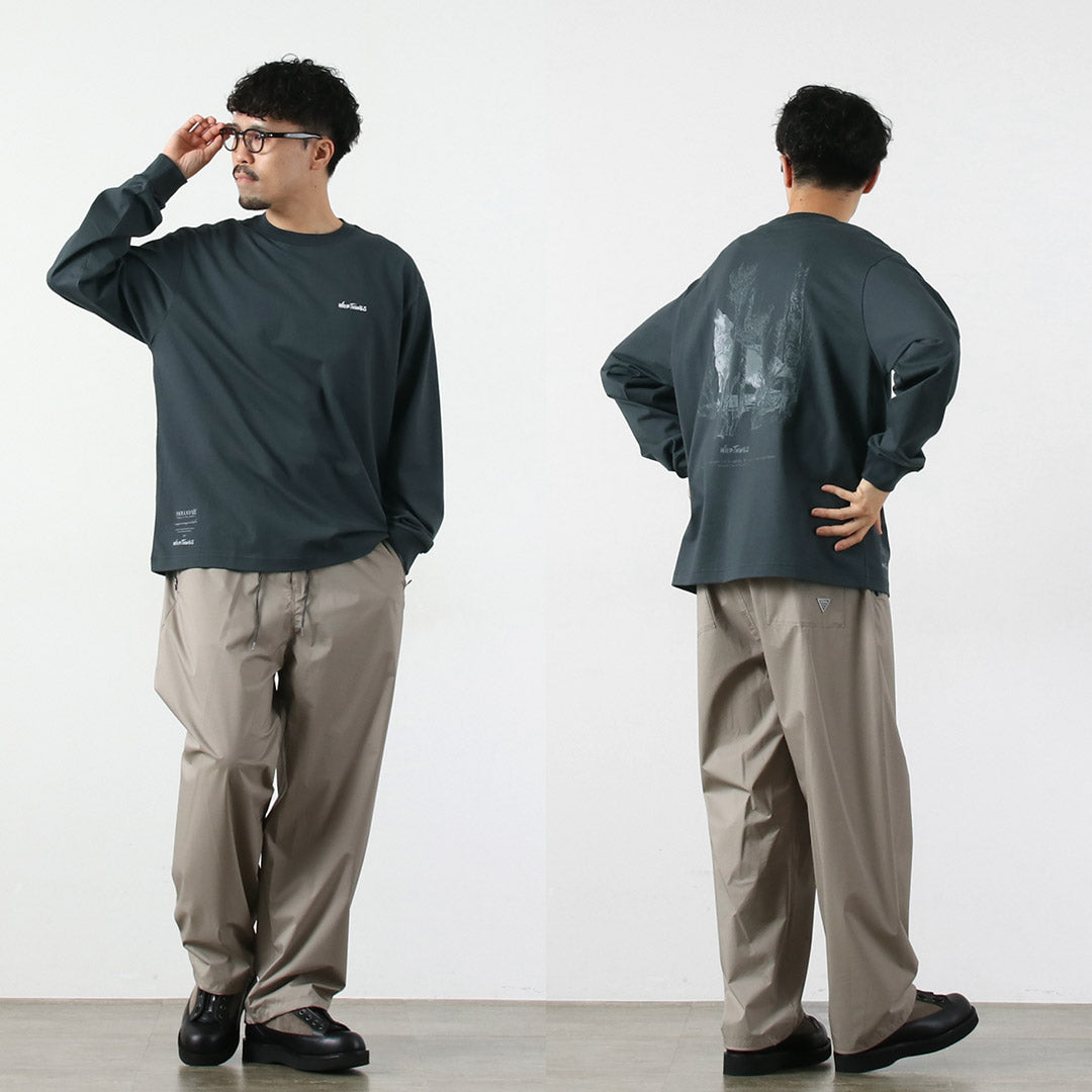 WILDTHINGS / Nowartt Howling Wolf Long Sleeve T-Shirt