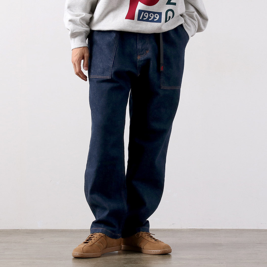GRAMICCI / Stretch Denim Loose Tapered Ridge Pants