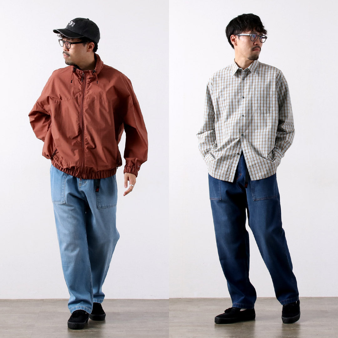 GRAMICCI / Stretch Denim Loose Tapered Ridge Pants