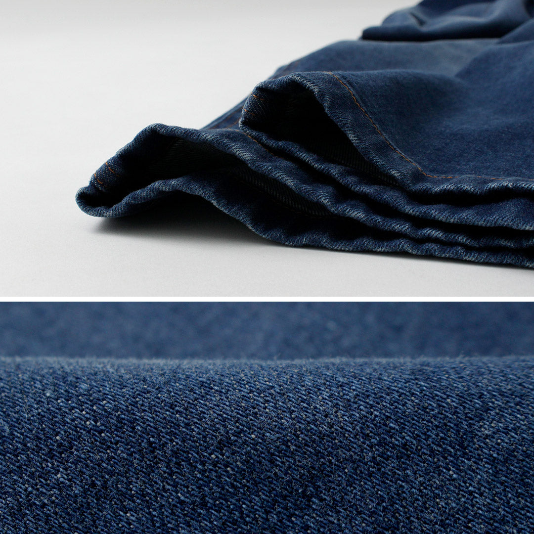 GRAMICCI / Stretch Denim Loose Tapered Ridge Pants
