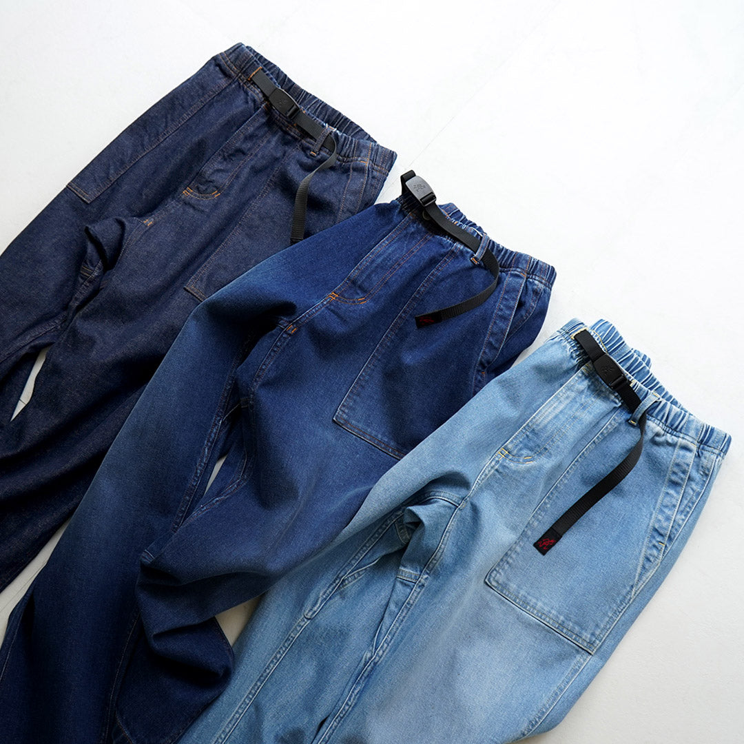 GRAMICCI / Stretch Denim Loose Tapered Ridge Pants