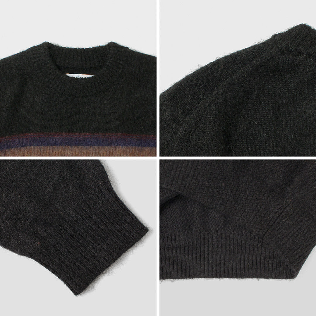 WAX LONDON / Wild Crew Knit Rayas ruborizadas