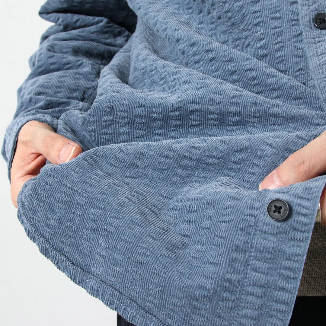 WAX LONDON / 泡泡纱灯芯绒雪莉衬衫