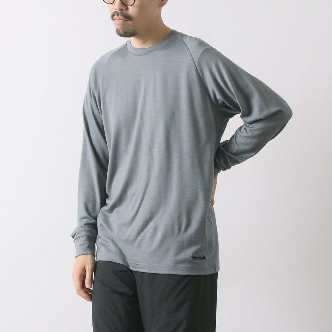 MARMOT / Merino Wool Long Sleeve T-Shirt