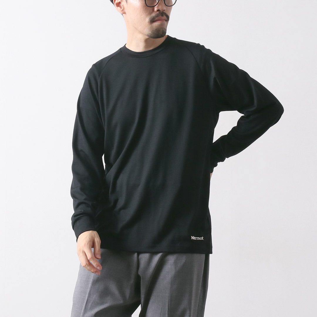 MARMOT / Merino Wool Long Sleeve T-Shirt