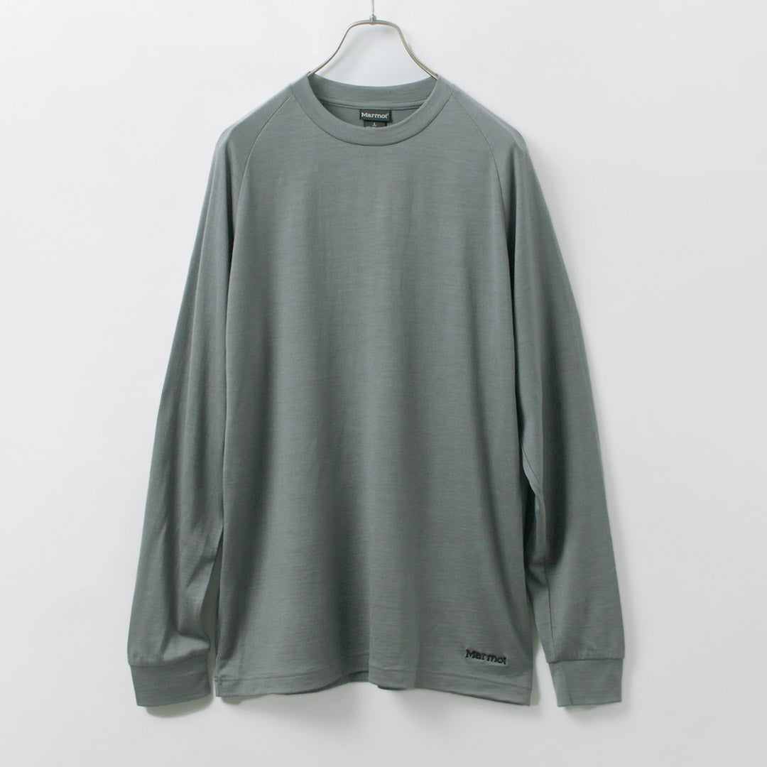 MARMOT / Merino Wool Long Sleeve T-Shirt