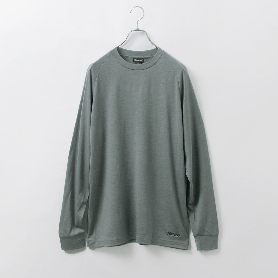 MARMOT / Merino Wool Long Sleeve T-Shirt