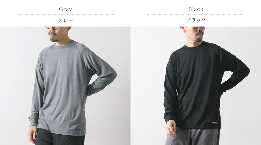 MARMOT / Merino Wool Long Sleeve T-Shirt
