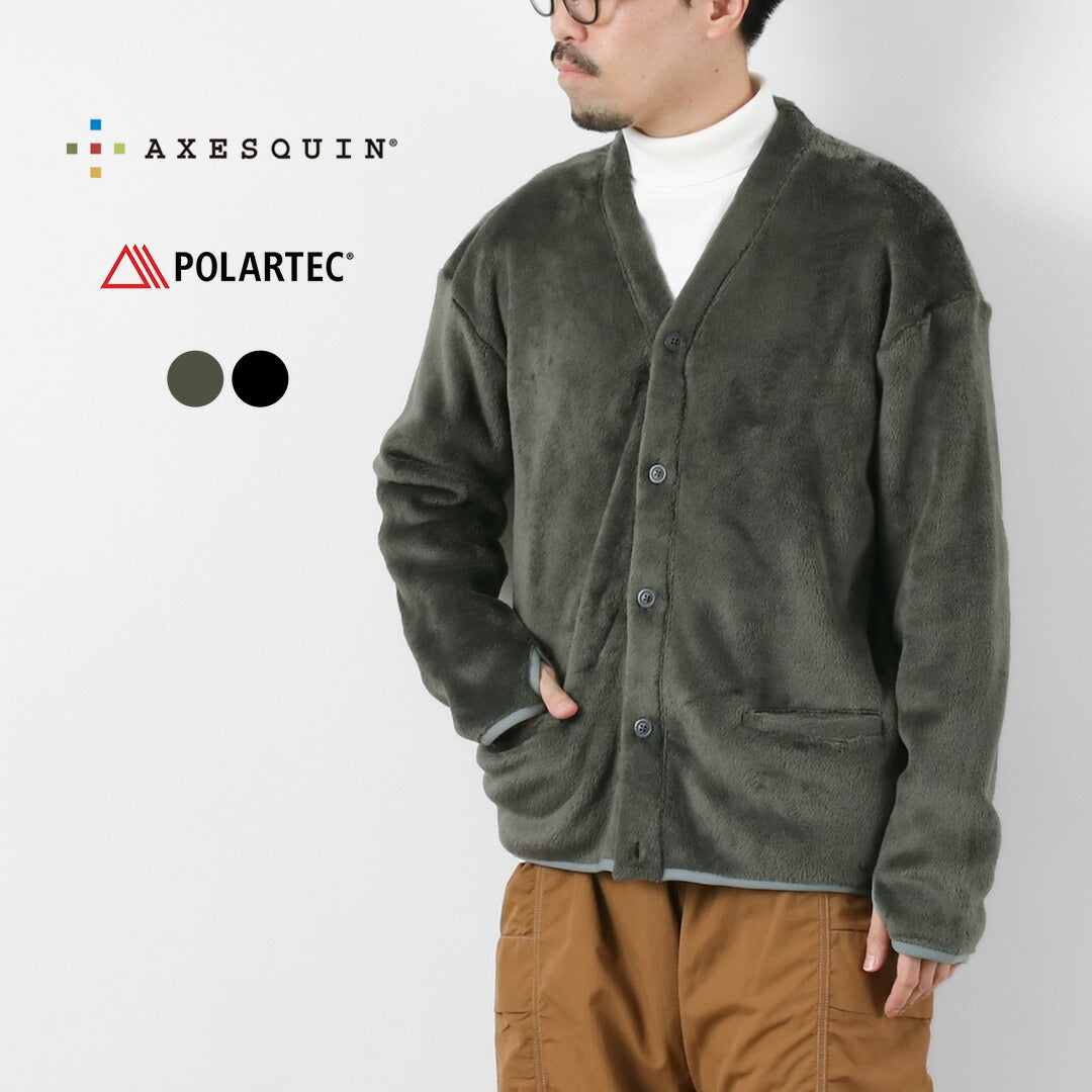 AXESQUIN / Cárdigan con botones Polartec Hi-Loft
