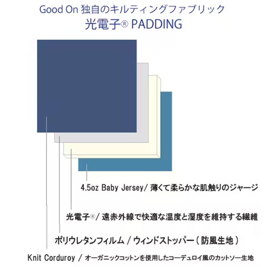 GOOD ON / 針織燈芯絨波卡波卡背心光電子