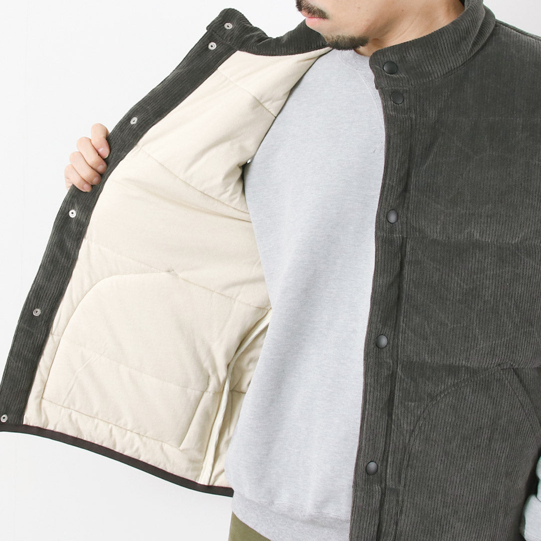 GOOD ON / 針織燈芯絨波卡波卡背心光電子