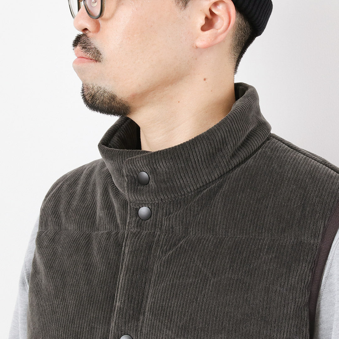 GOOD ON / 針織燈芯絨波卡波卡背心光電子