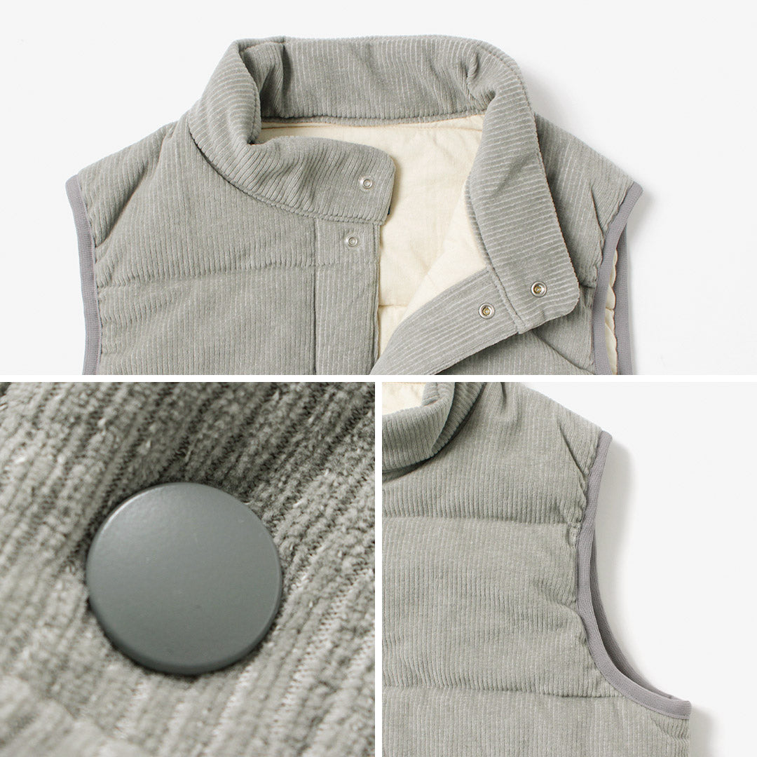 GOOD ON / 針織燈芯絨波卡波卡背心光電子