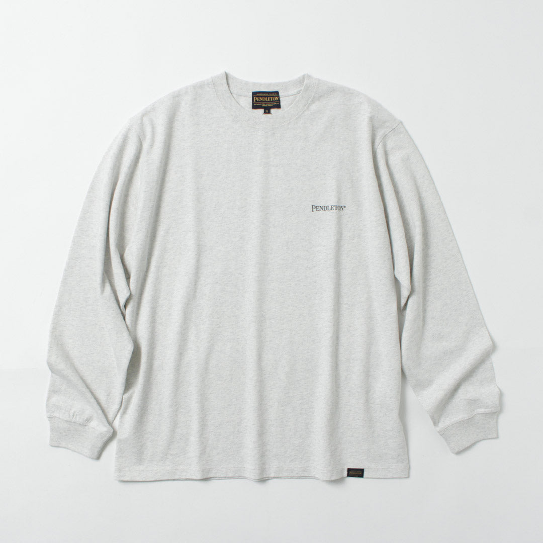 PENDLETON / Back Print Long Sleeve T-Shirt