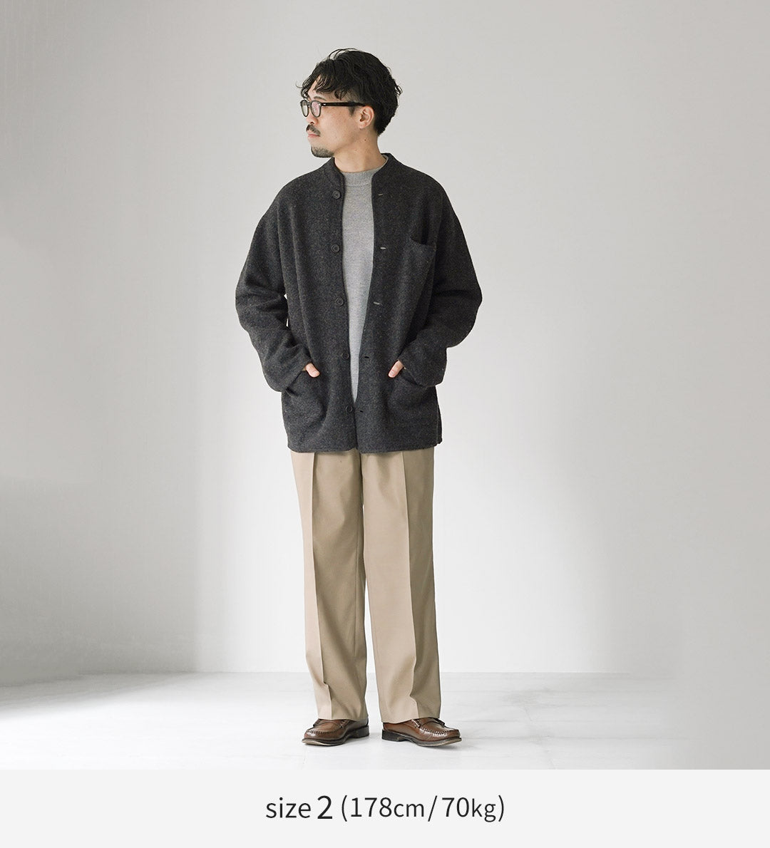 RYE TENDER / Veste en laine bouillie Gilmore