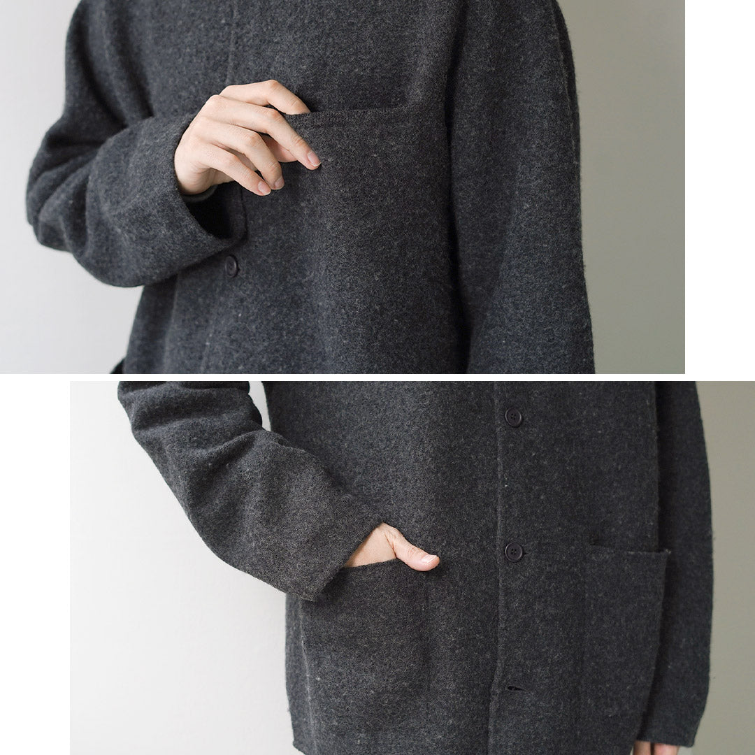 RYE TENDER / Veste en laine bouillie Gilmore