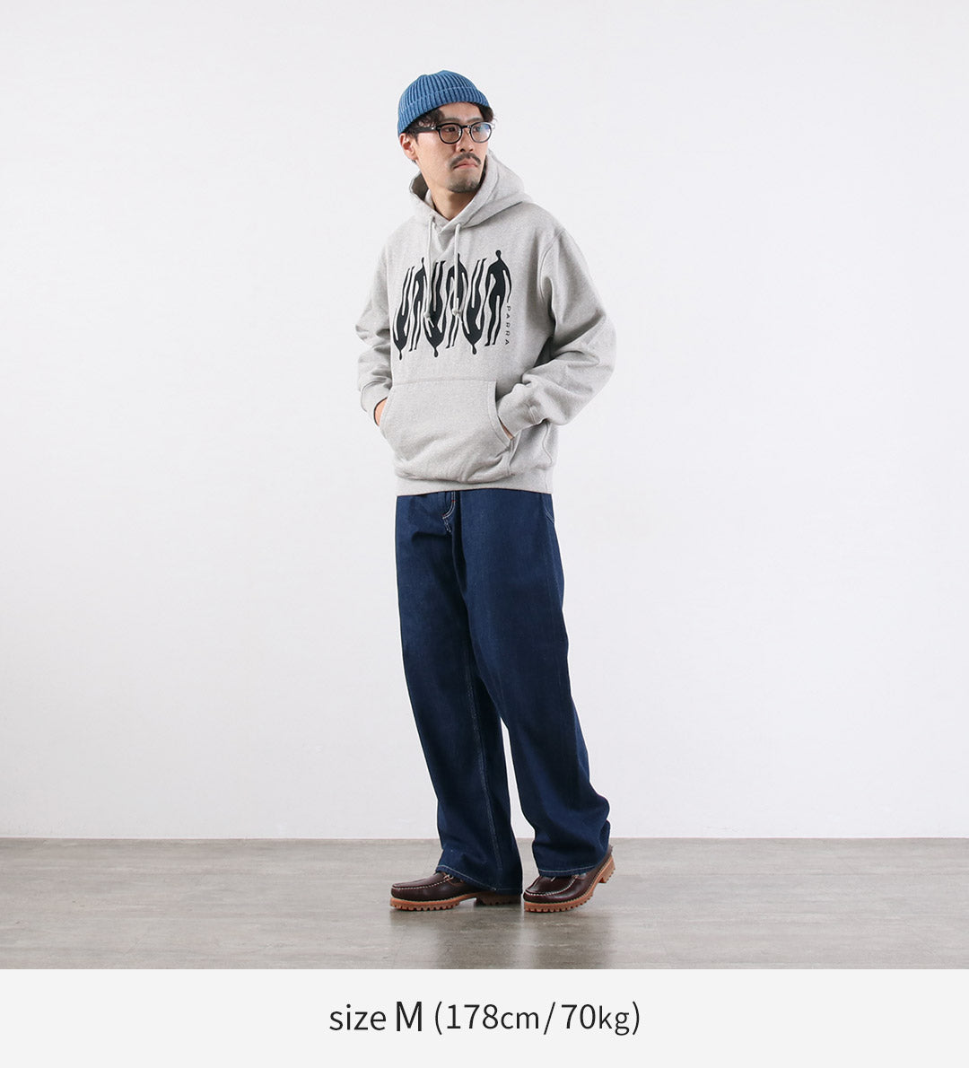 BY PARRA / 커넥티드 가이 후드 스웨트셔츠