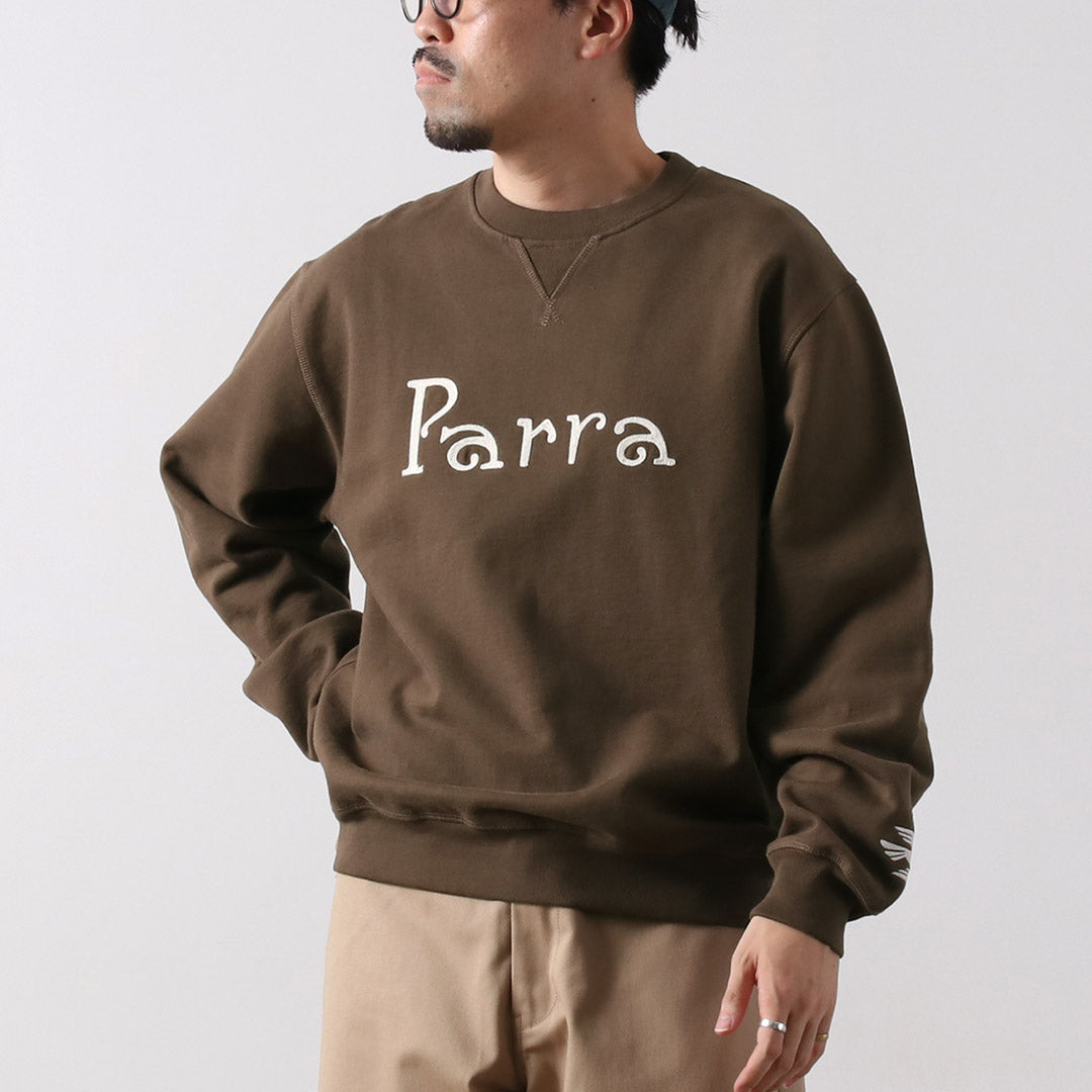 BY PARRA / Weird Trad 로고 크루넥 스웨트셔츠