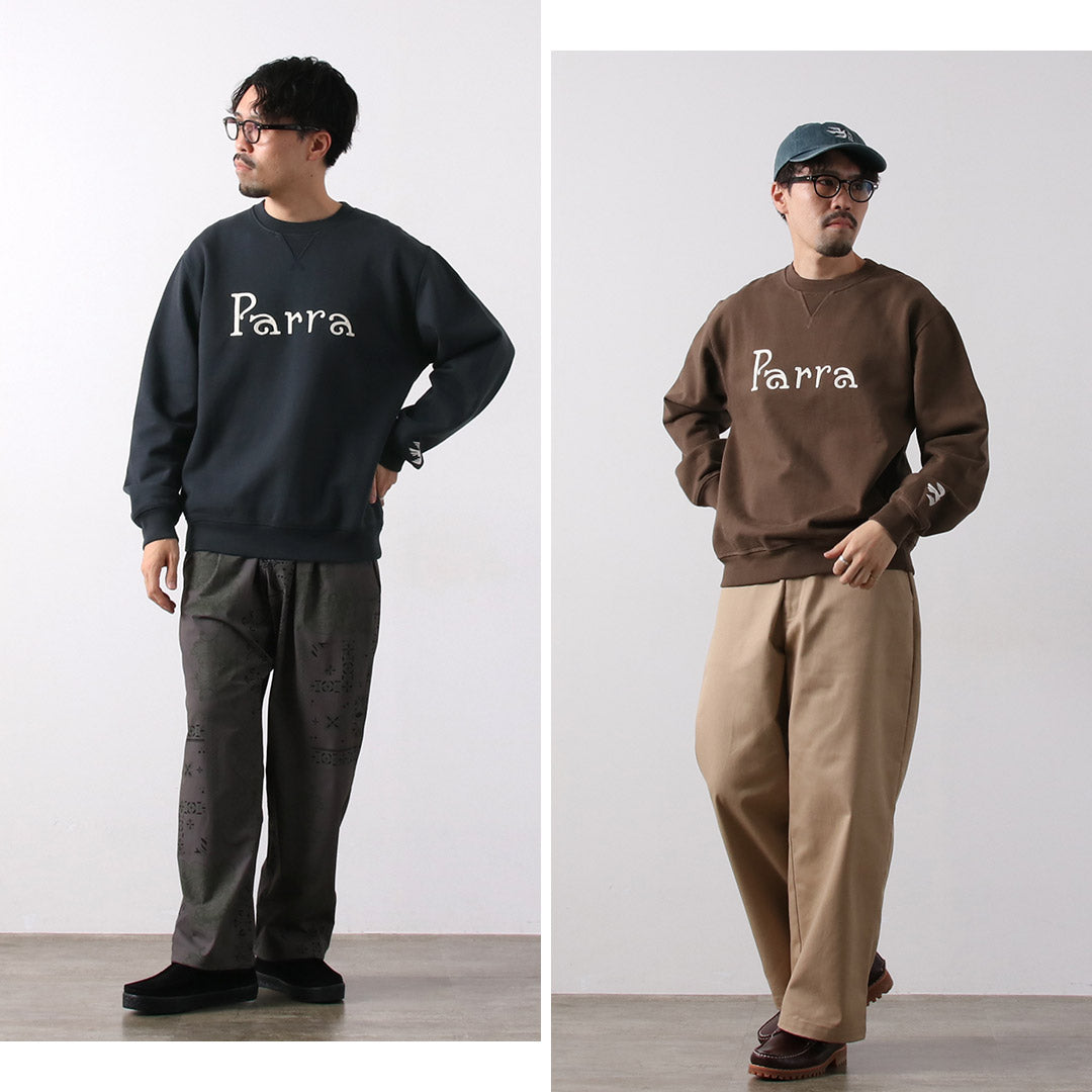 BY PARRA / Weird Trad 로고 크루넥 스웨트셔츠