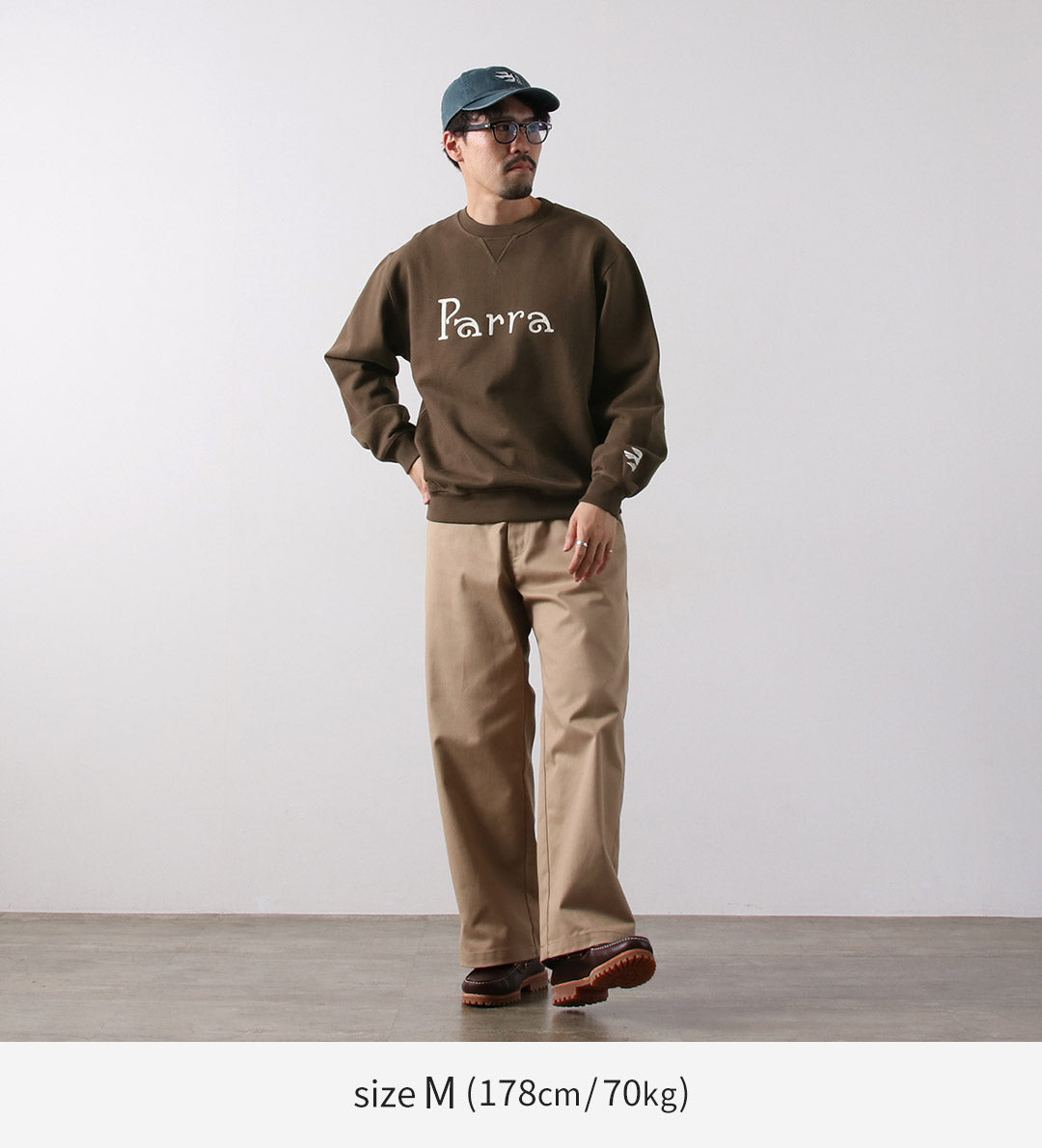 BY PARRA / Weird Trad 로고 크루넥 스웨트셔츠