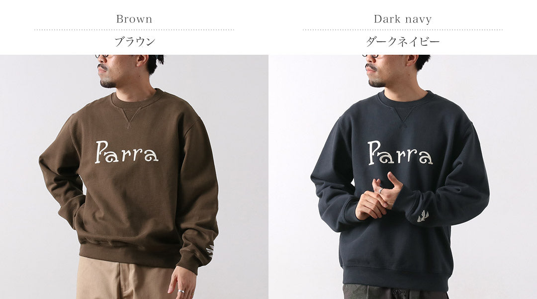 BY PARRA / Weird Trad 로고 크루넥 스웨트셔츠
