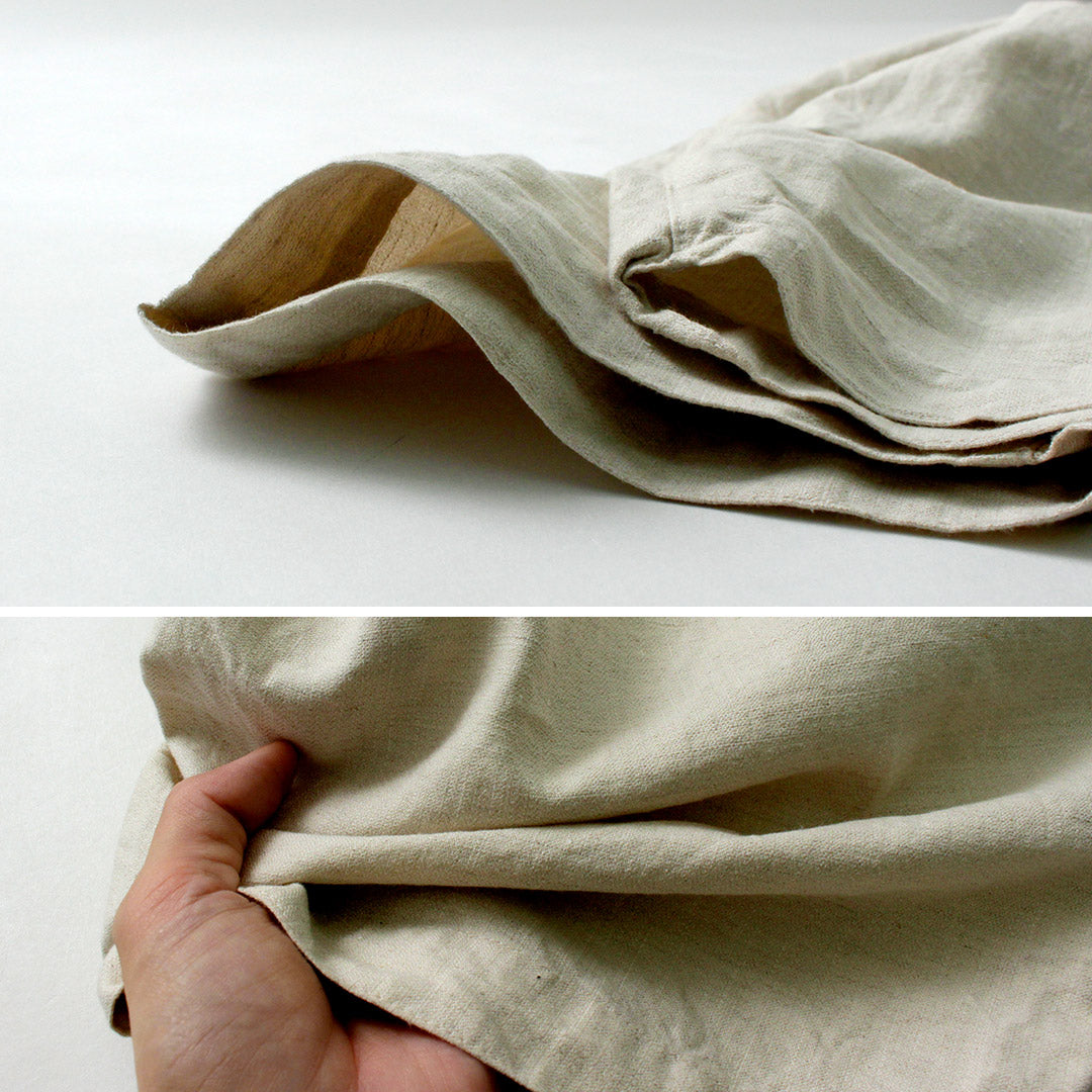 KEMA DESIGNS / Linen Cotton Cloth Wide Tapered Easy Pants