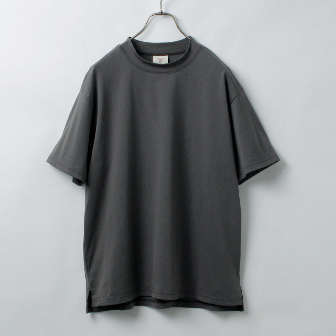 RAG / Soft Cool Mock Neck Short Sleeve T-Shirt