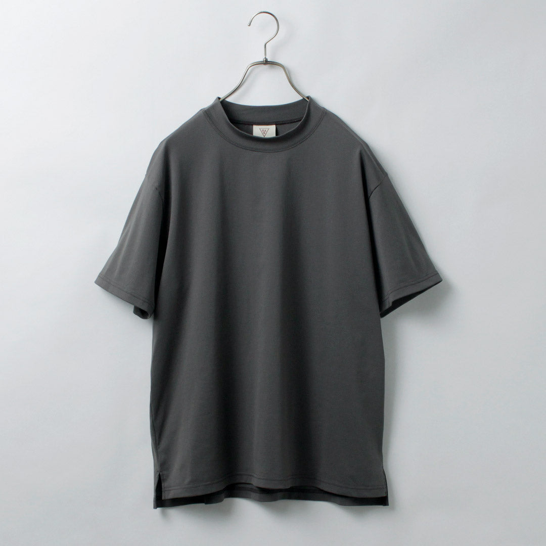 RAG / Soft Cool Mock Neck Short Sleeve T-Shirt